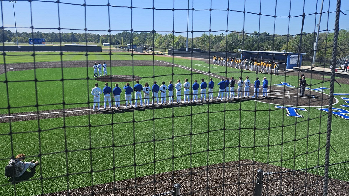 Baseball: Lott Homers, Rosado Pitches Solid Relief in DH with Abraham Baldwin